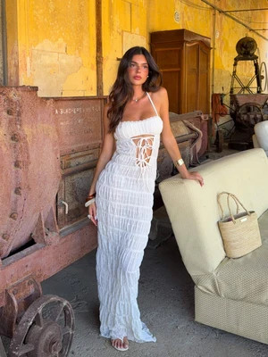 PRIANE MAXI DRESS WHITE | Outcast (AU, DE, BE, DK, FI, FR & VA)