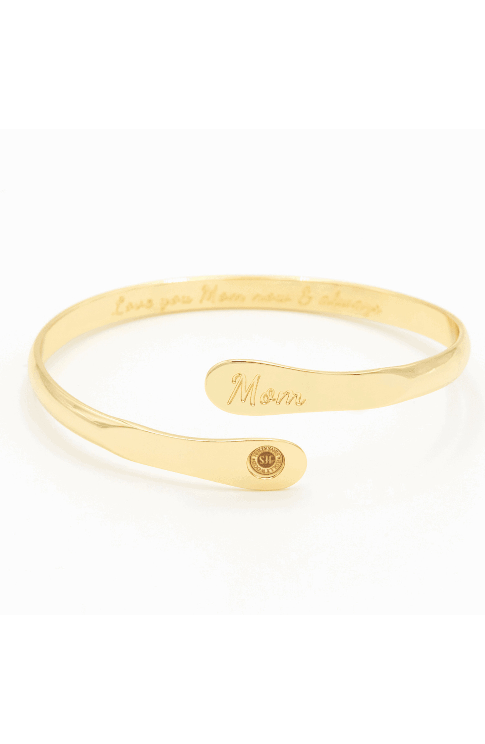 Mom Bracelets Engraved Love you Mom Now & Always | Nordstrom