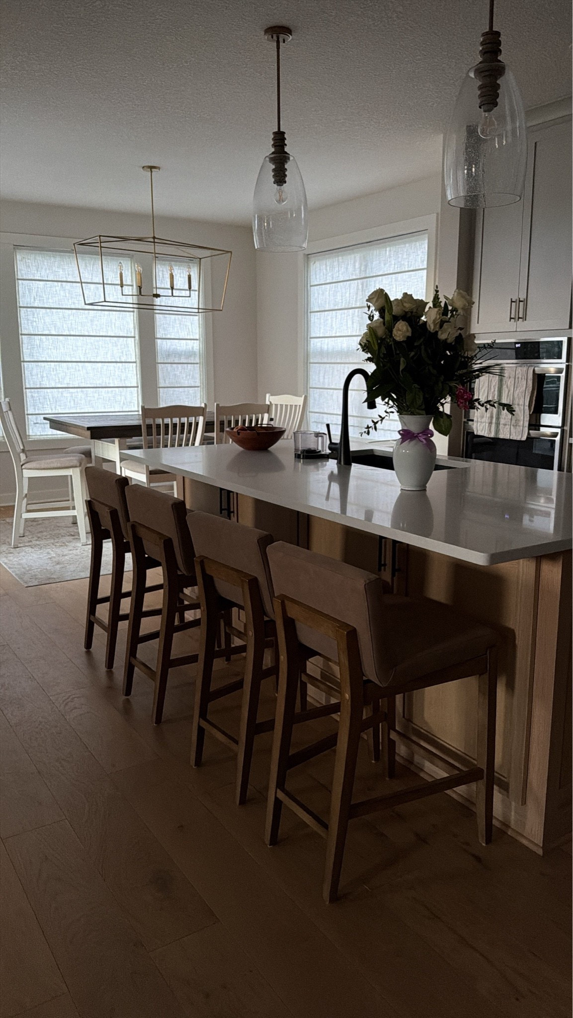 Obsessed with our new bar stools! So affordable and great quality!