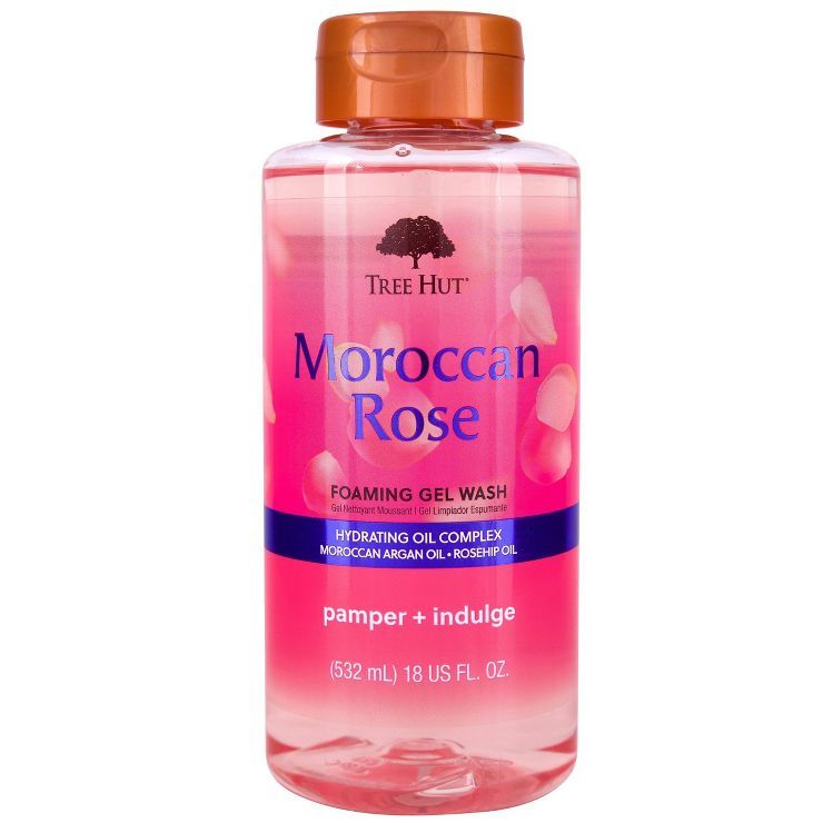 Tree Hut Moroccan Rose Foaming Gel Body Wash - 18 fl oz | Target