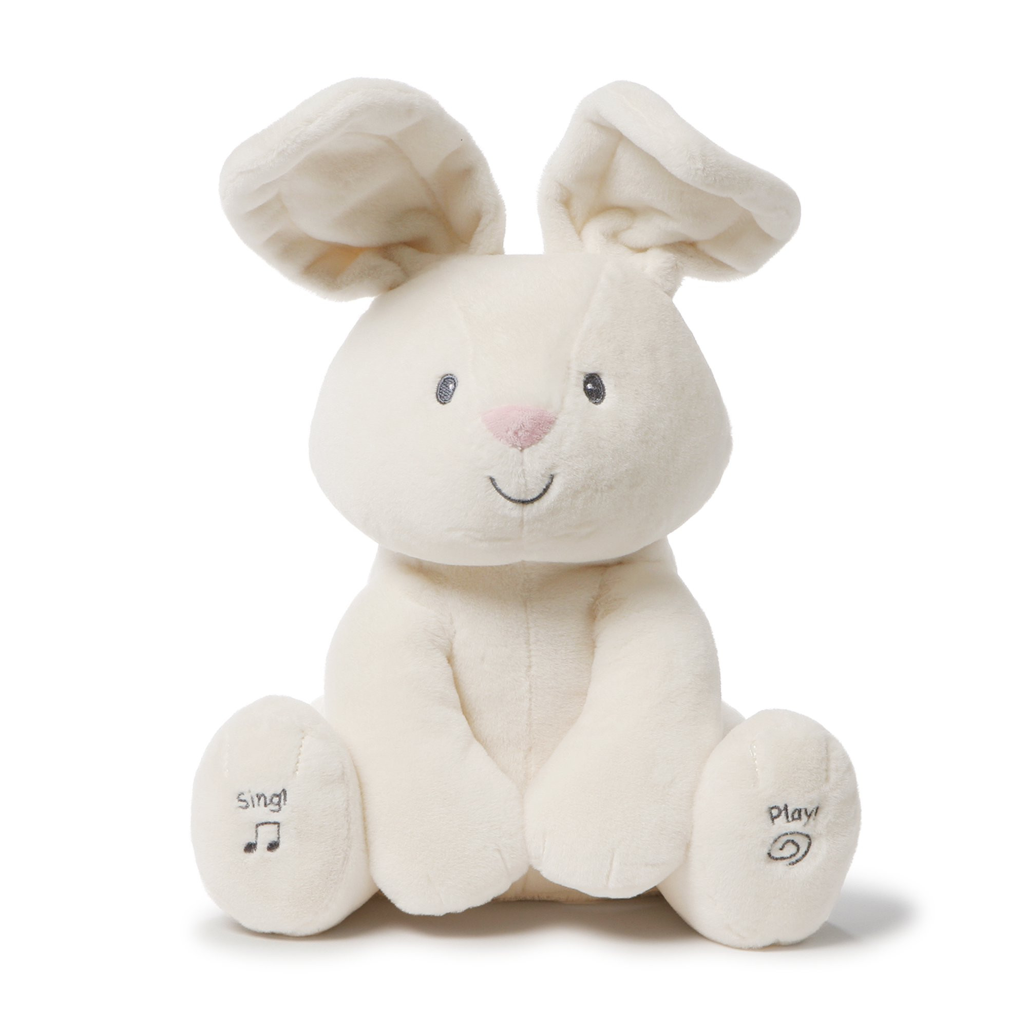 Baby GUND Flora The Bunny Animated Plush Stuffed Animal Toy, Cream, 12" | Walmart (US)