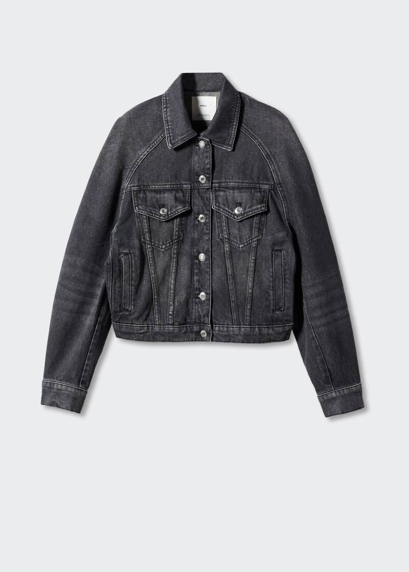 Oversize denim jacket -  Women | Mango USA | MANGO (US)