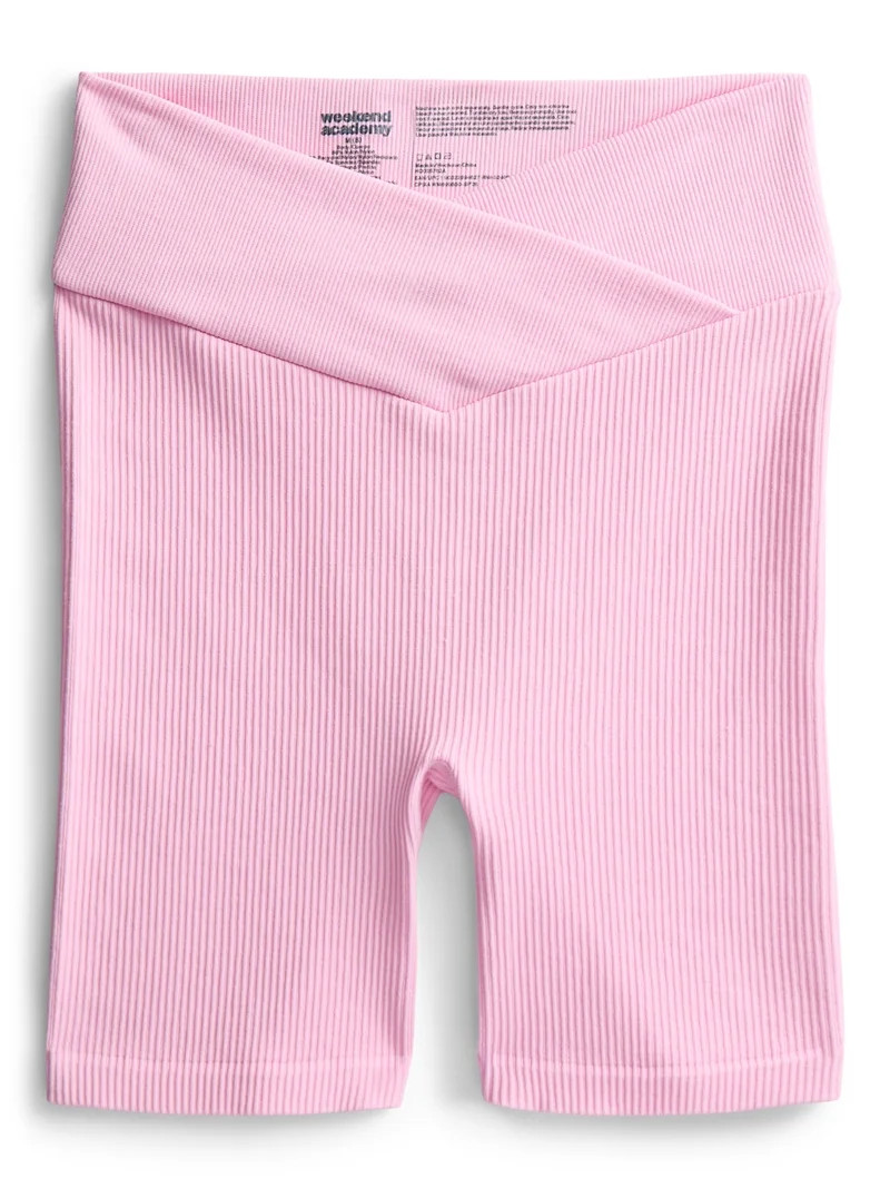 Weekend Academy Girls Seamless Biker Shorts, Sizes 4-18 | Walmart (US)