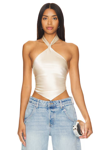 retrofete Jamie Top in Light Champagne from Revolve.com | Revolve Clothing (Global)
