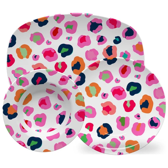 Luxury Delray Safari HeatSafe™ Dinnerware - Oven Safe, Microwave Safe, Dishwasher Safe, BPA Fre... | Etsy (US)