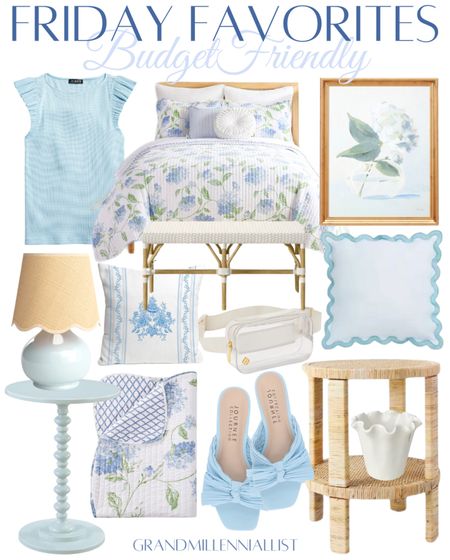 Grandmillennial budget home decor Target home under $100 Draper James bedding for Kohls Society Social pillow scalloped tank top ruffle bow sandal slides woven side table classic style home decor 

#LTKfindsunder100 #LTKhome #LTKstyletip

Follow my shop @Grandmillenniallist on the @shop.LTK app to shop this post and get my exclusive app-only content!

#liketkit 
@shop.ltk
https://liketk.it/4Fbdu

#LTKHome #LTKStyleTip
