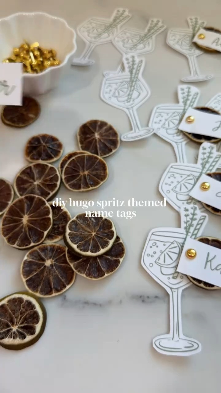 DIY Hugo Spritz themed name cards for your next girl’s night or dinner party ✨ These were so fun to make + are the easiest DIY for any party you’re hosting this summer!

#LTKfoodie #LTKHome #LTKWedding