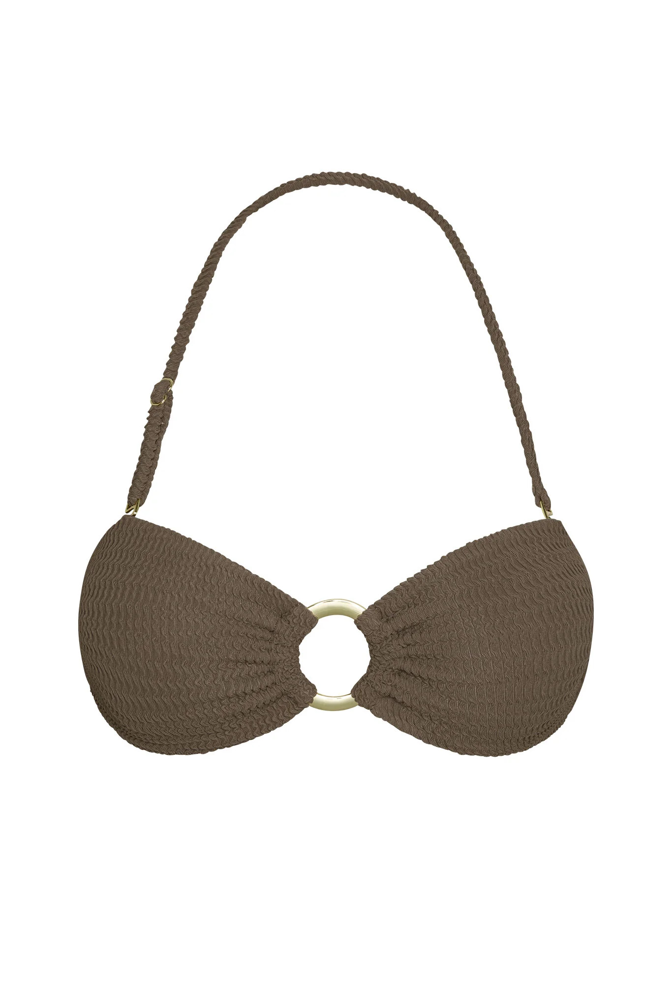 Costa Rica Top - Stone Crinkle | Monday Swimwear