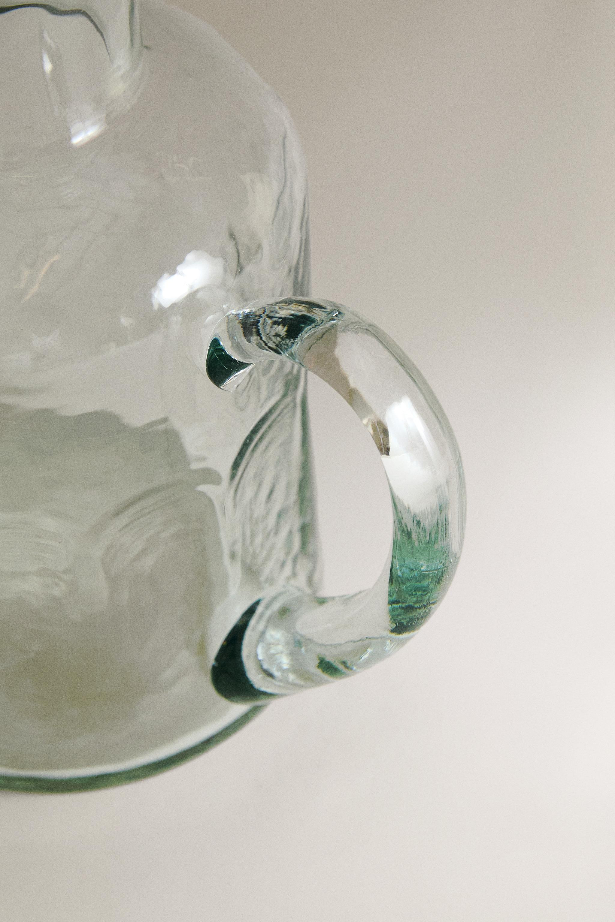 HAMMERED GLASS JUG | Zara UK
