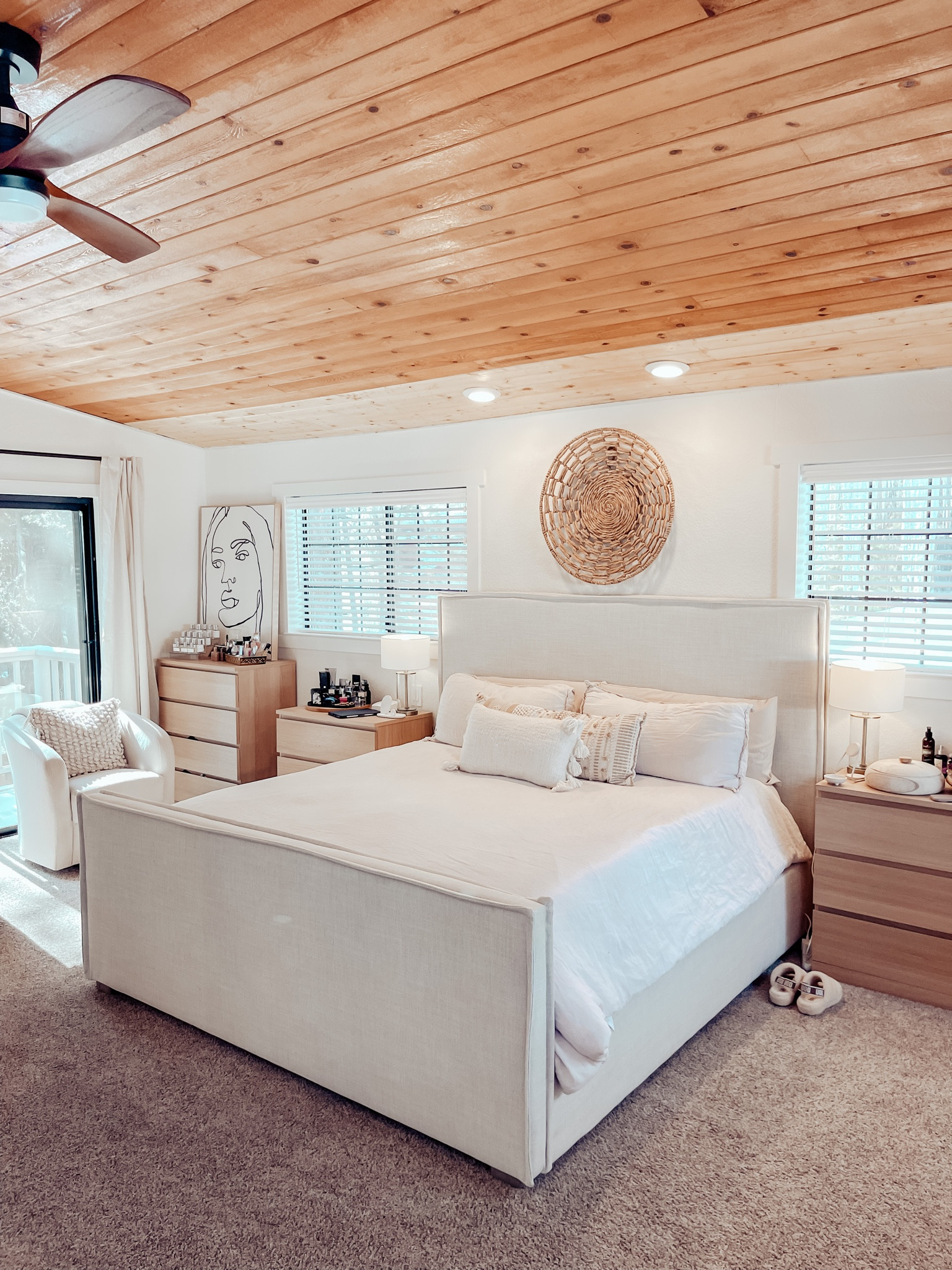 I absolutely love this bed. We got it because our dogs like to crawl under the bed and chew on whatever they can find 😂 So when I saw this one that came all the way down to the floor I was so excited. 

I love it because it doesn’t squeak or creak. It’s super stable and quiet and it’s also really beautiful! It’s currently on sale for $1718.10. Normally it’s $1979.00. I would highly recommend it. 





#LTKsalealert #LTKstyletip #LTKhome