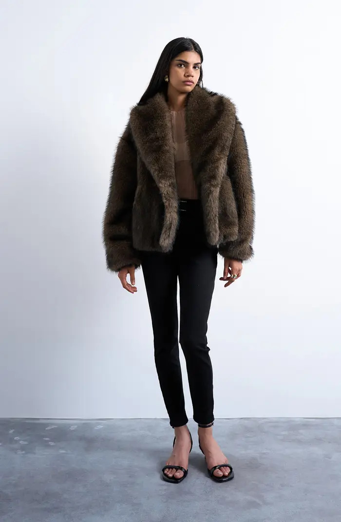 Boxy Faux Fur Coat | Nordstrom