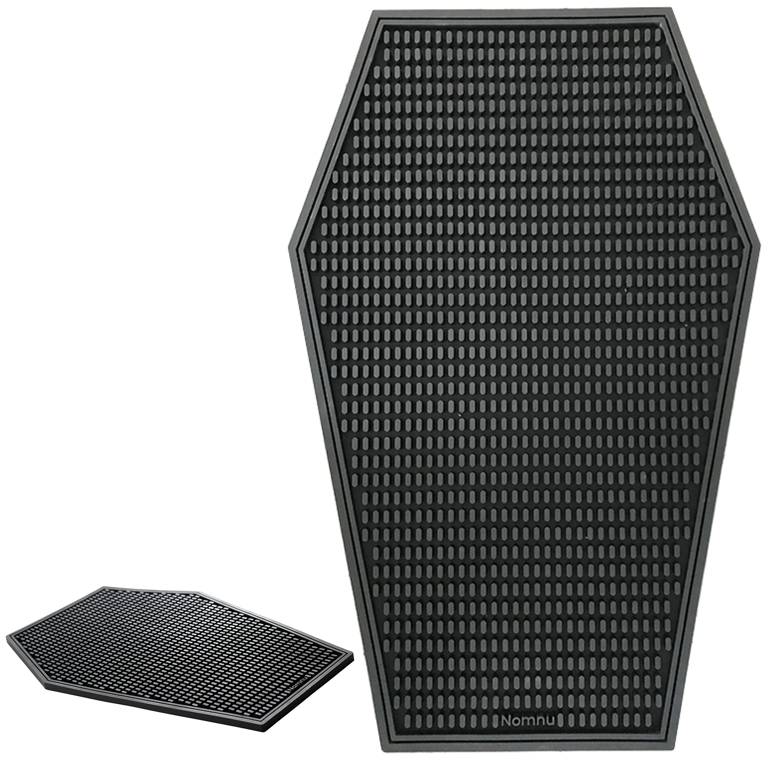 Nomnu Coffin Coffee Bar Mat For Countertop - Goth Kitchen Halloween Decor - Gothic Coffee Bar Acc... | Amazon (US)