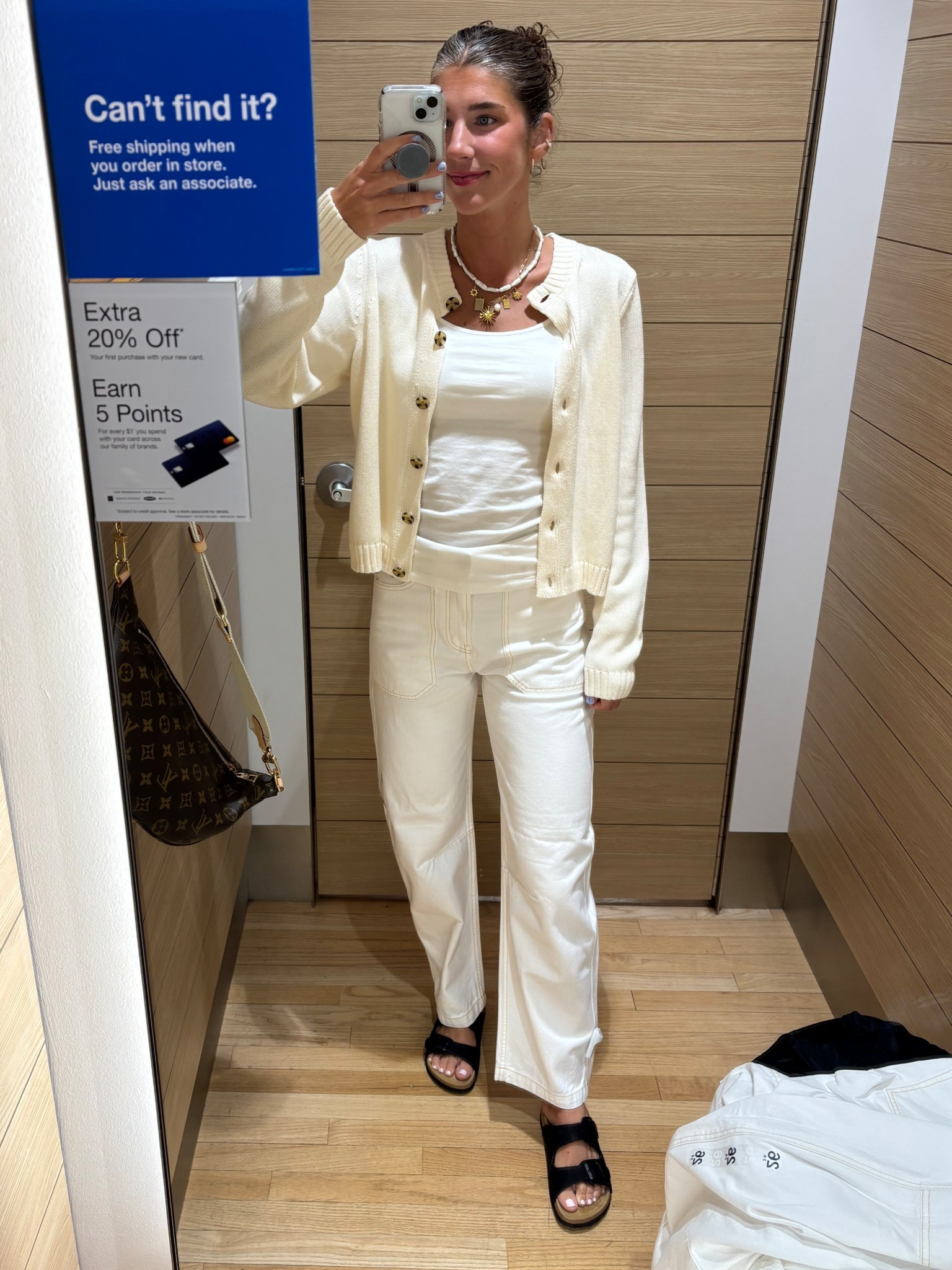 Jeans aren't available to link online yet, but this cardigan from gap is 100% cotton and so comfy! Shoes are Amazon, a file for the birks and the most comfortable sandals I've owned! 

#LTKSeasonal #LTKFindsUnder50 #LTKSaleAlert