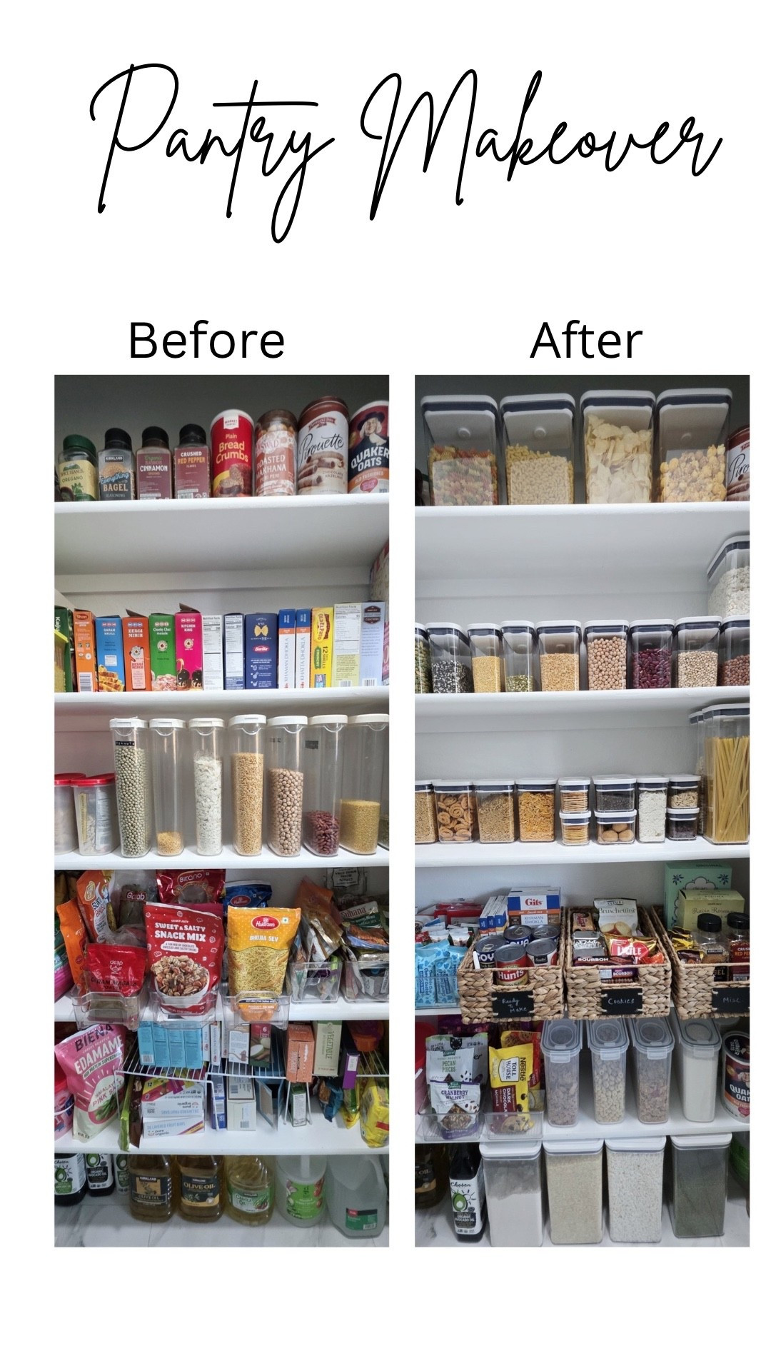 My pantry before: chaos
My pantry after: calm, clear and actually functional with @Wayfair 🌸
Spring cleaning hit differently this year and upgrading to proper storage containers made the biggest difference
#wayfairpartner #ad #wayfair

#LTKHome