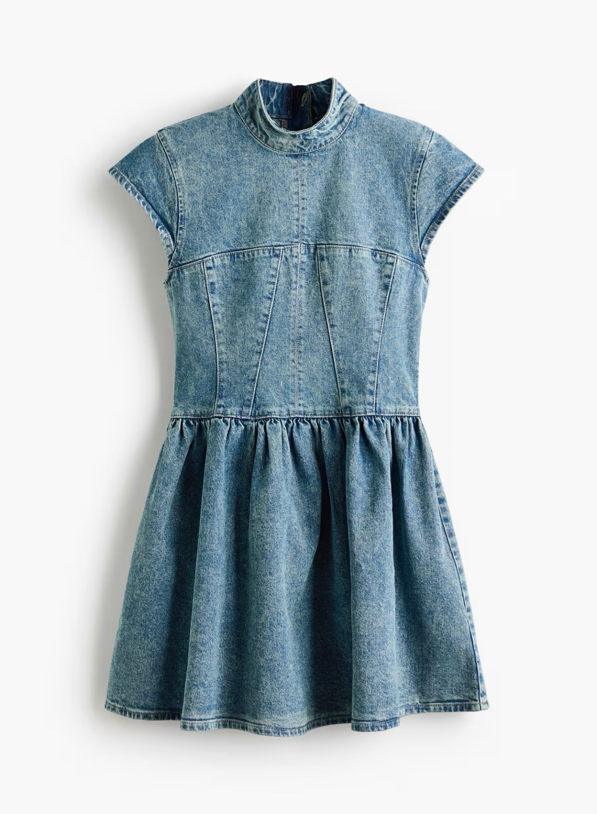 Denim cap sleeve mini dress

#LTKSeasonal