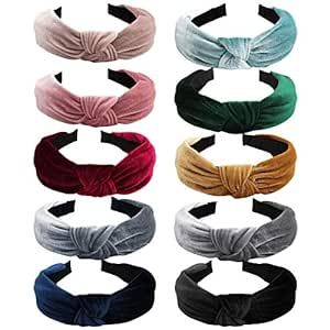 ANBALA 10 Pack Headbands for Women, Fashion Knotted Headbands, Lightweight Adjustable Breathable ... | Amazon (US)
