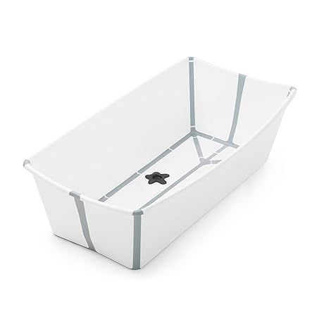 Stokke Flexi Bath, White - Foldable Baby Bathtub - Lightweight, Durable & Easy to Store - Conveni... | Amazon (US)