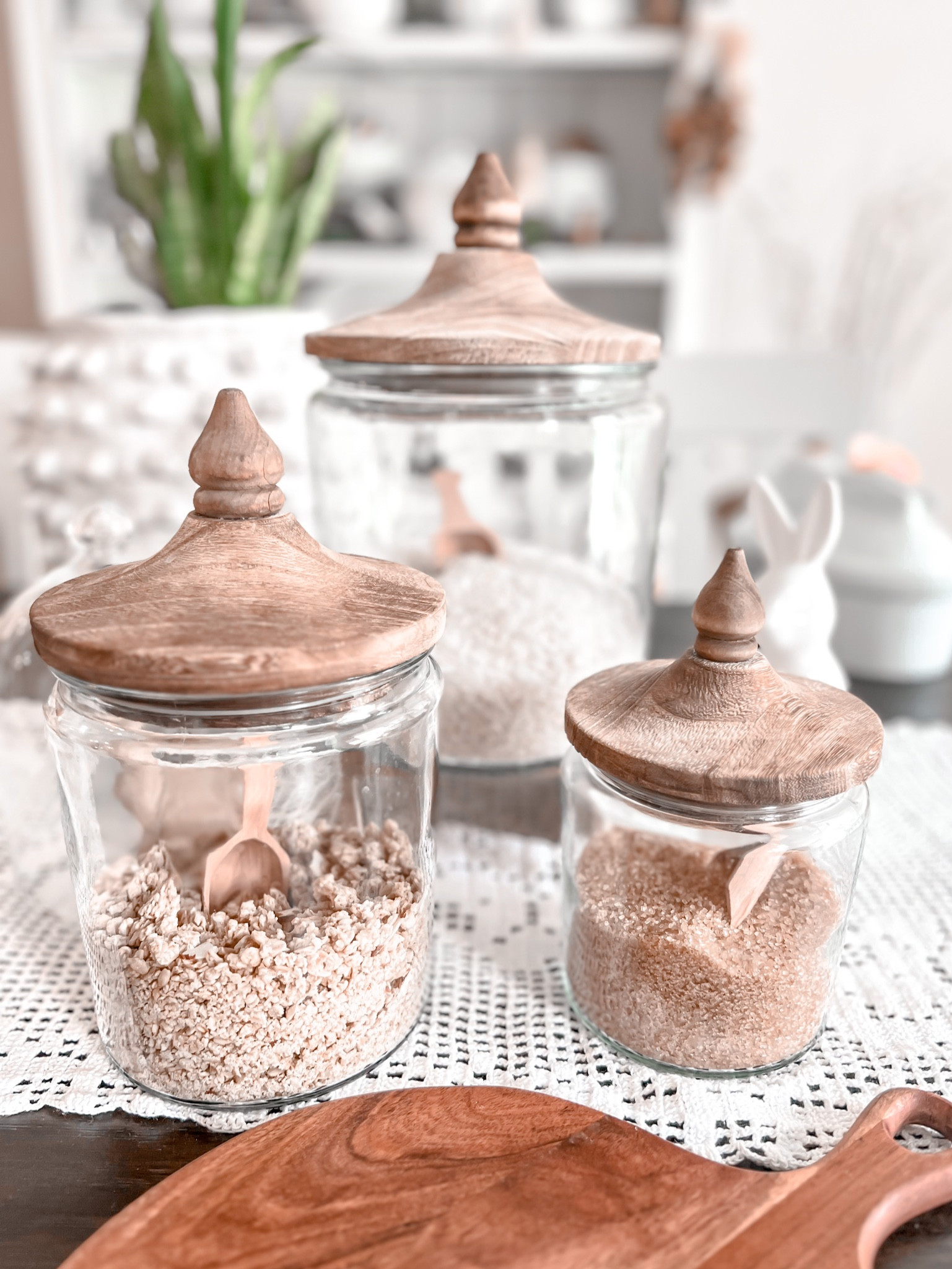 Wooden Glass Kitchen Jars

#LTKSale #LTKFind #LTKhome
