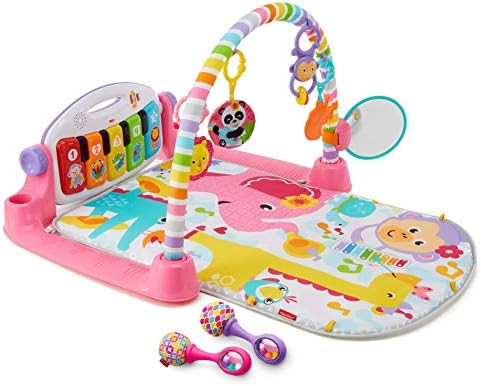 Fisher-Price Deluxe Kick & Play Piano Gym & Maracas | Amazon (US)