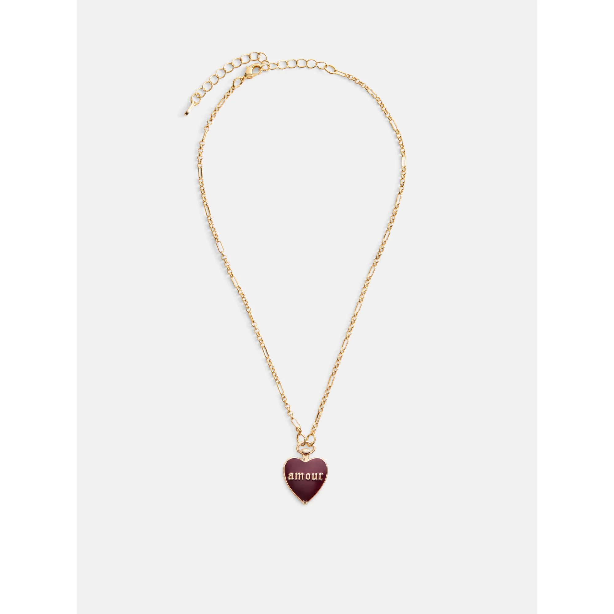 Free Assembly Free Assembly Women's Amour Heart Pendant Necklace, 16" + 3" Extender (No ratings y... | Walmart (US)