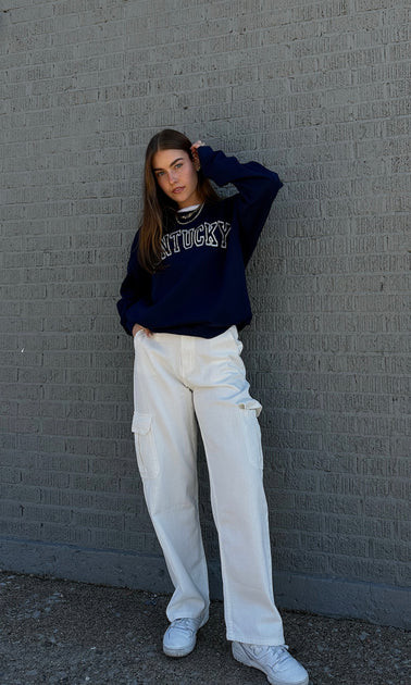 Varsity Crew - Navy | Calypso Boutique