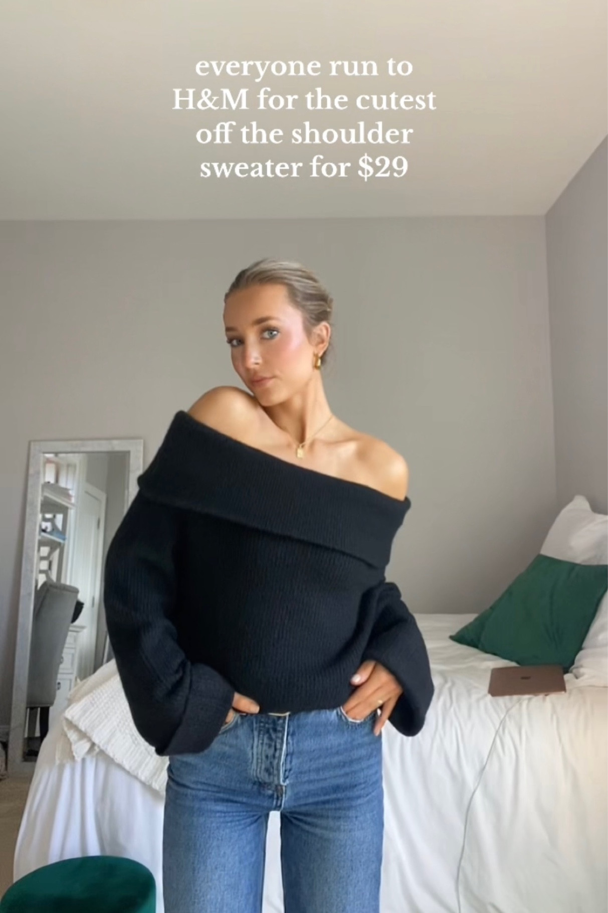 The Versatility of the Off-the-Shoulder Sweater H&M