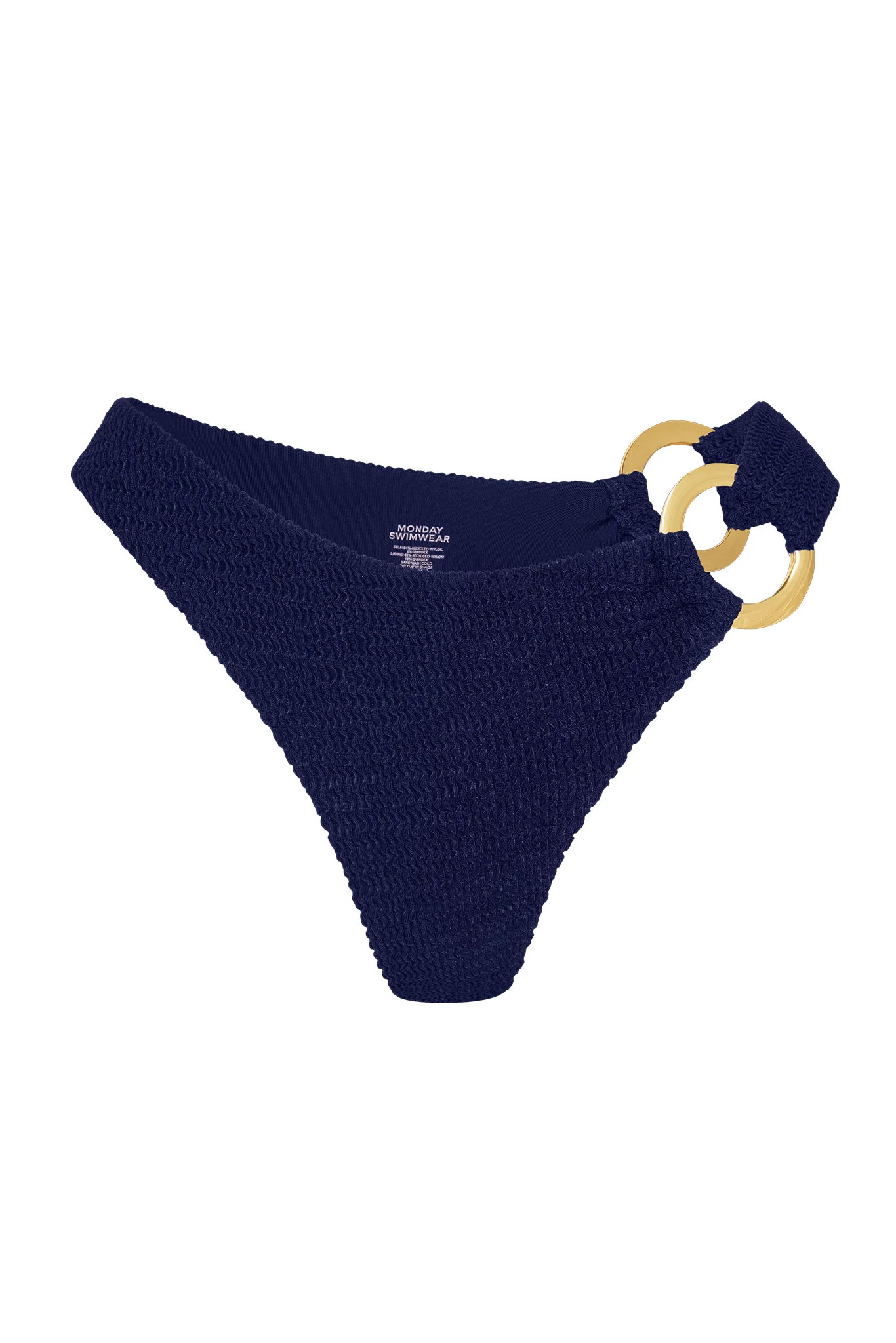 Bronte Bottom - Midnight Crinkle | Monday Swimwear