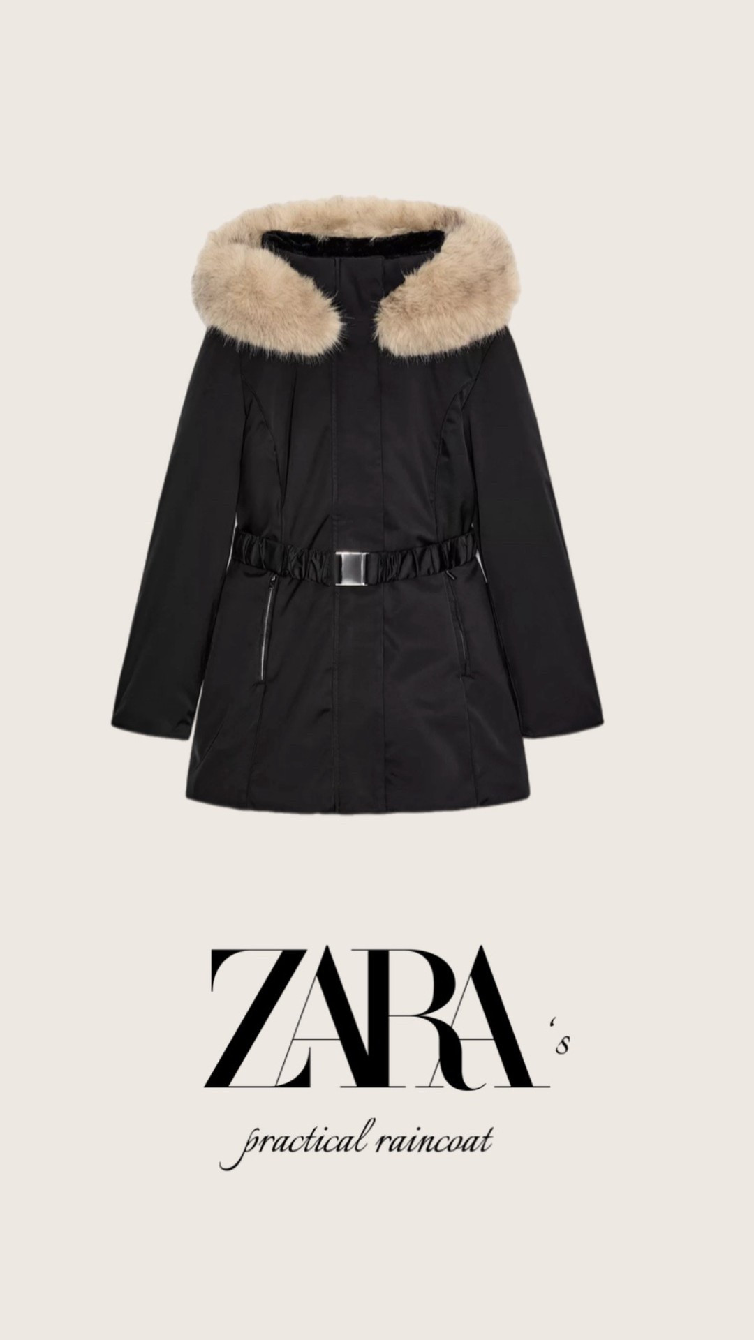 The raincoat we all need this autumn/winter 👏🏻🍂

Practical raincoat coat warm coat winter city break everyday casual walking coat black coat belted fur 

#LTKautumn #LTKwinter #LTKstyletip