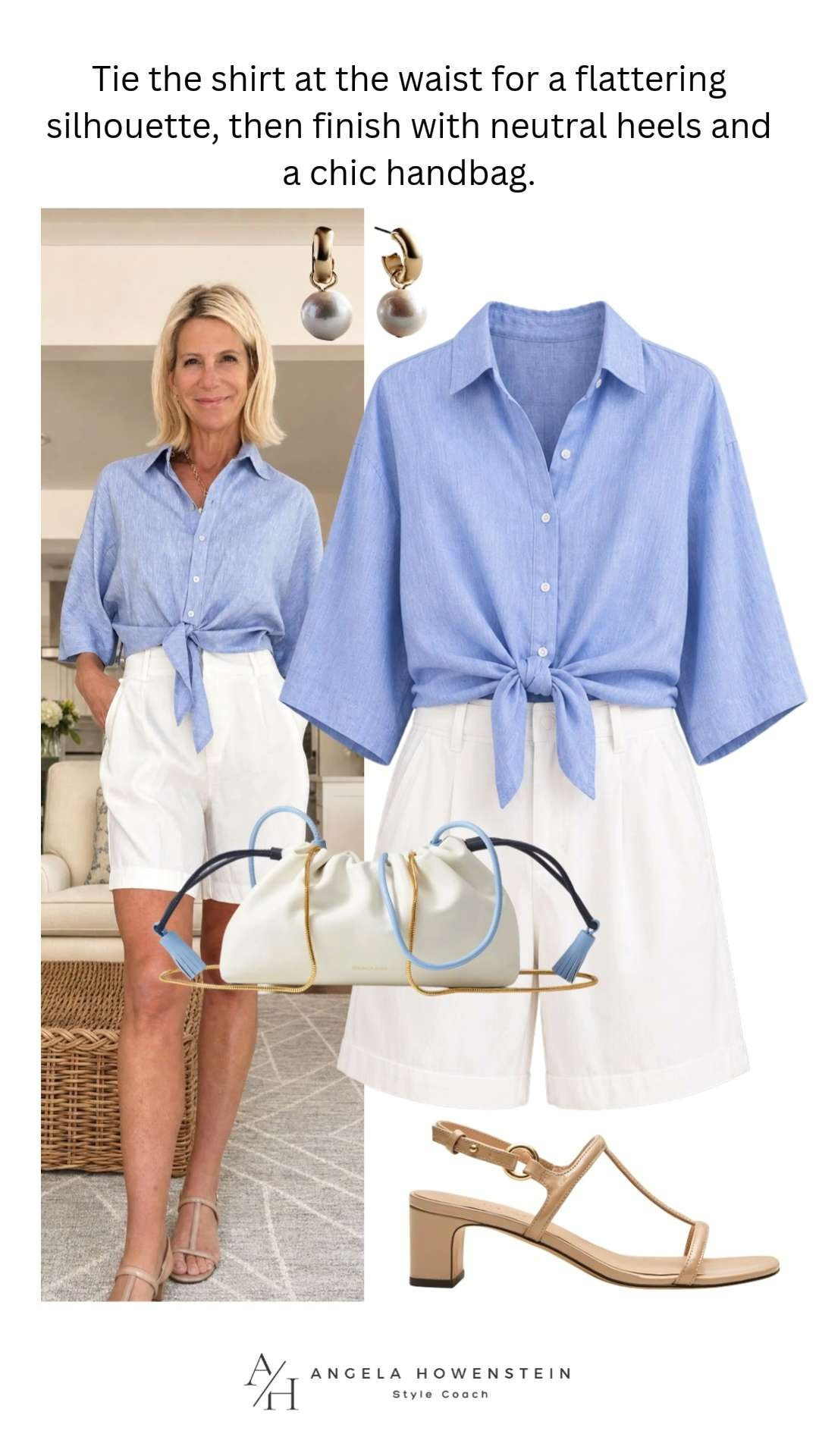 This light blue linen button-down is a warm-weather staple you’ll style all season. Paired with crisp white shorts and neutral sandals, it’s an effortless look for vacations, brunch, or everyday summer style.

💡 LTK MADE EASY

❤️ Heart = Support my posts
🔖 Save = Get sale & restock alerts
📋 Lists = Keep favorites organized
📲 Share = Send to yourself for later
💬 Comment = Ask me anything 

 #LTKootd #LTKSeasonal #LTKOver40