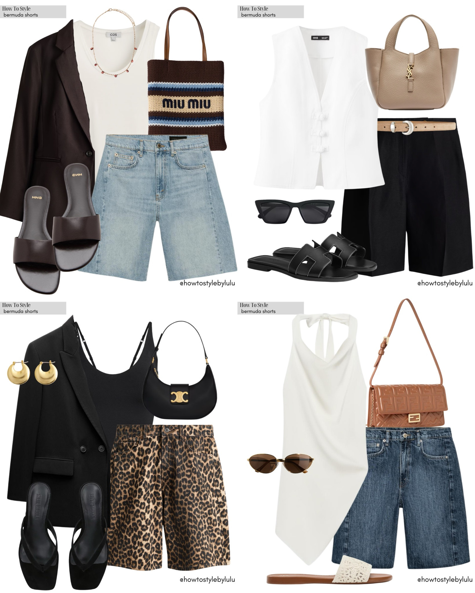 4 looks with bermuda shorts🫶🏼✨🧚🏼‍♀️

#LTKeurope #LTKsummer