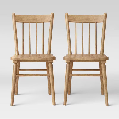Set of 2 Hassell Wood Dining Chair - Threshold™ | Target