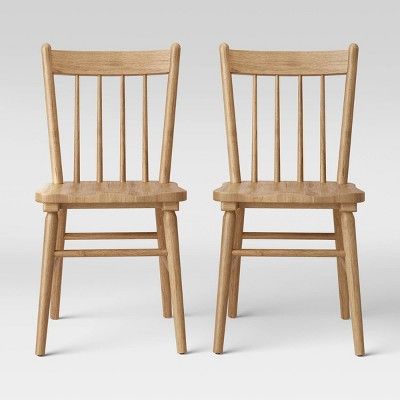 Set of 2 Hassell Wood Dining Chair - Threshold™ | Target