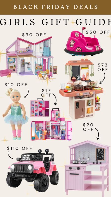 Black Friday deals at Walmart girl toys #girl #toys #girltoys #toysforgirls #barbie #barbiesales #kitchen #playkitchen #car #doll #holidaygiftsforgirls #christmas #christmasgiftforgirls

#LTKCyberWeek #LTKkids #LTKfindsunder50