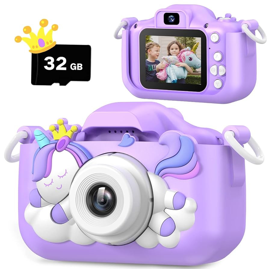 Upgrade Kids Camera, Christmas Birthday Gifts for Girls Boys, 1080P HD Selfie Digital Video Camer... | Amazon (US)
