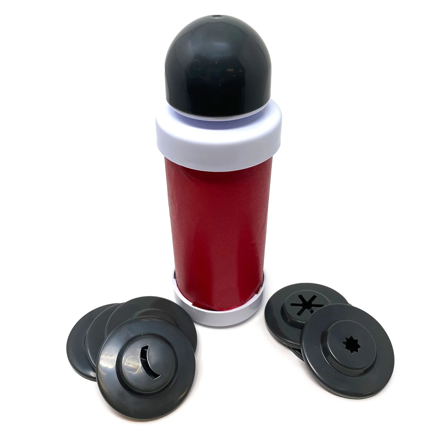 Norpro Churro Maker with 8 Interchangeable Discs, Red | Shop Simon