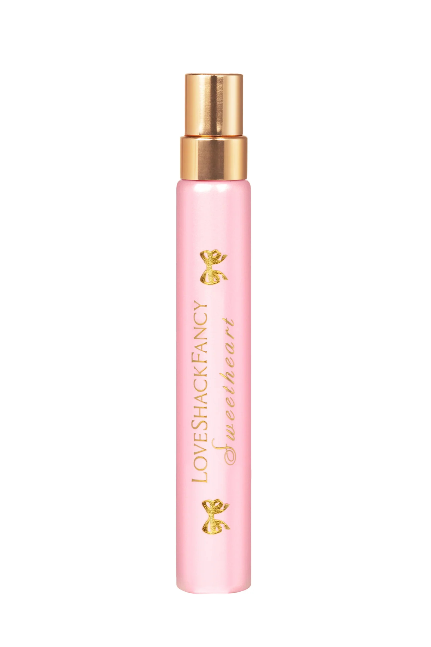 Sweetheart Eau de Parfum Travel Spray with Pink Raspberry and Peach Musk | LoveShackFancy