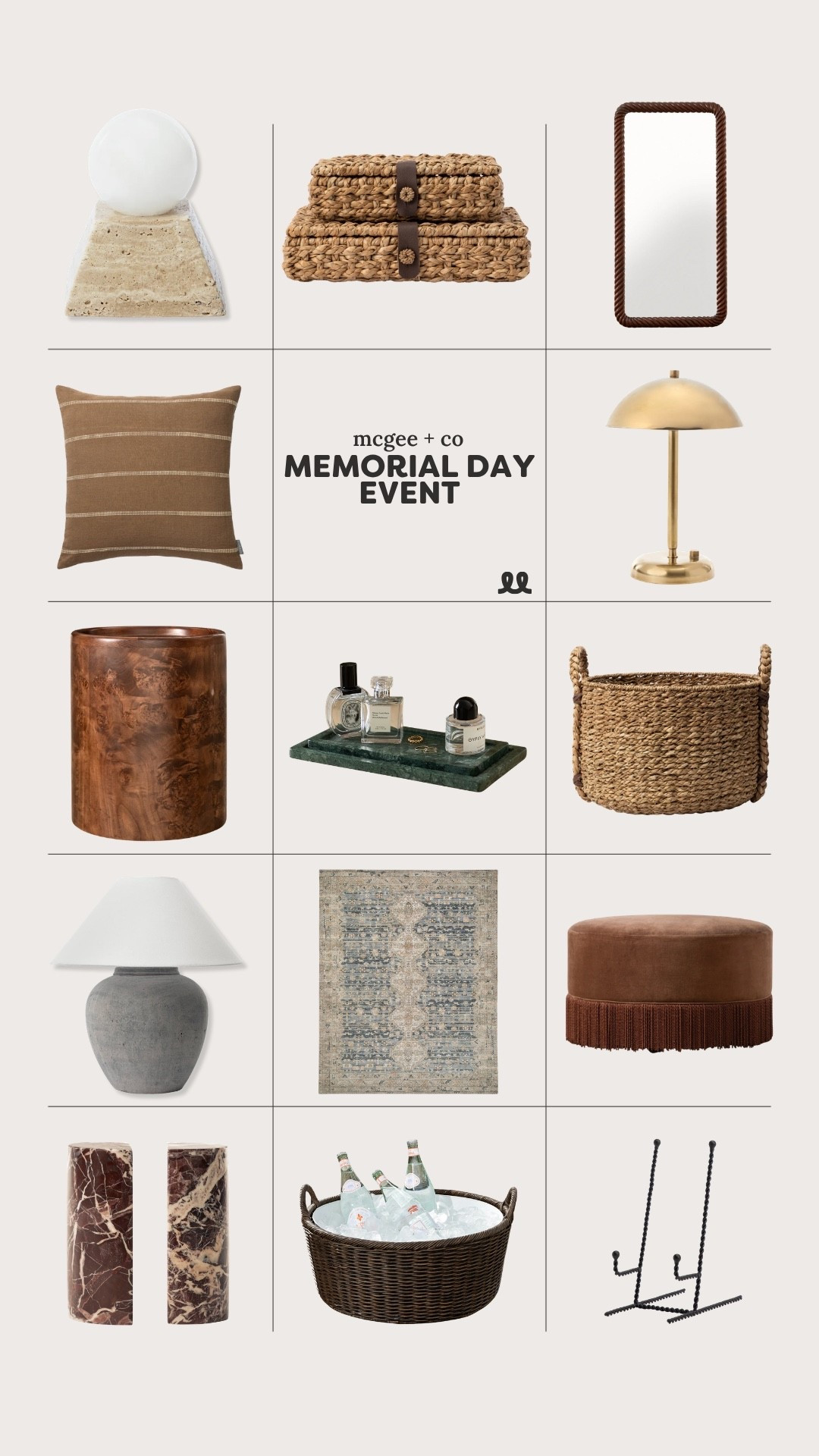 McGee + Co Memorial Day sale items that caught my eye. They would fit right in Red House

#LTKHome #LTKSaleAlert