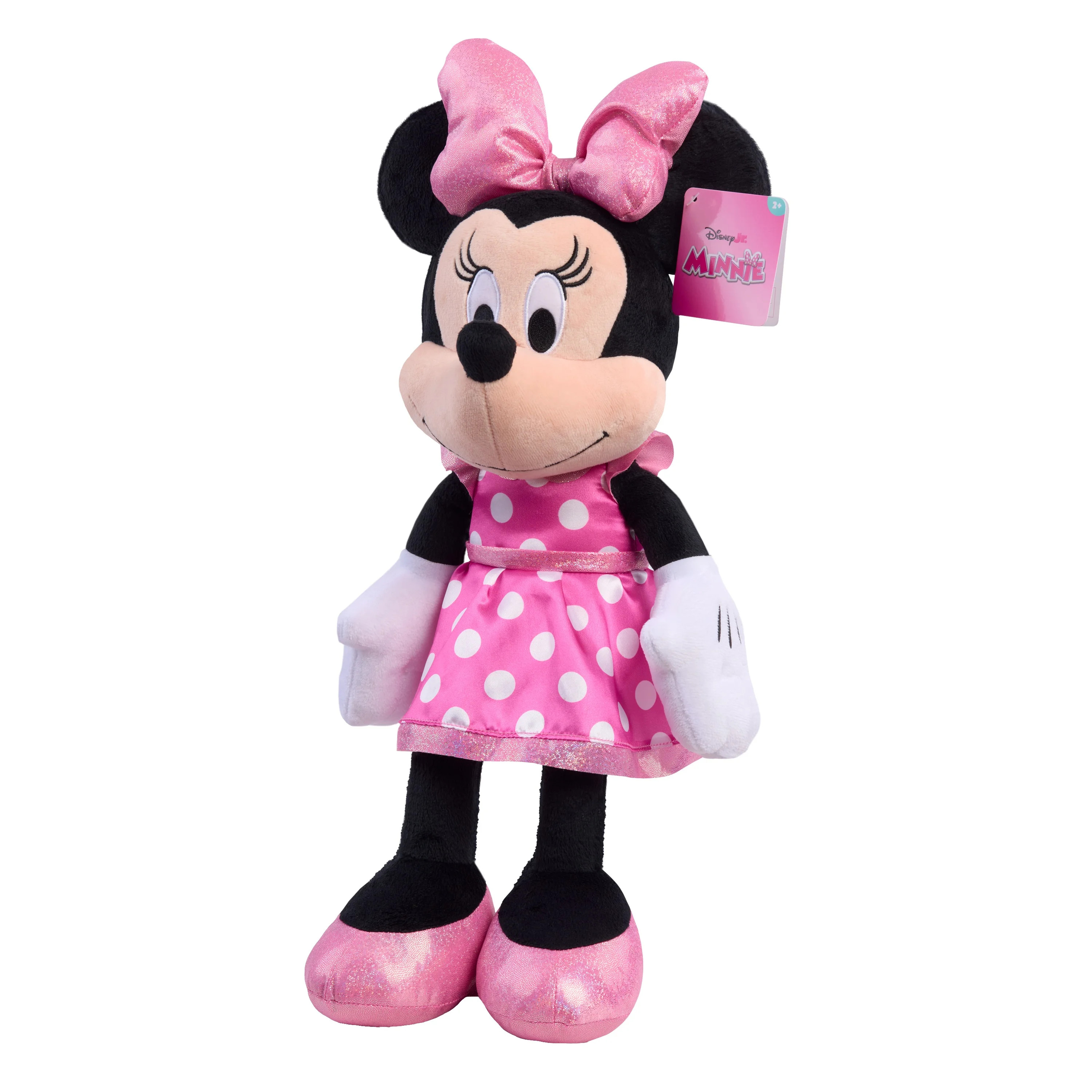 Disney Minnie Mouse 17-Inch Large Plush Stuffed Animal, Toy for Kids Ages 2 and up - Walmart.com | Walmart (US)