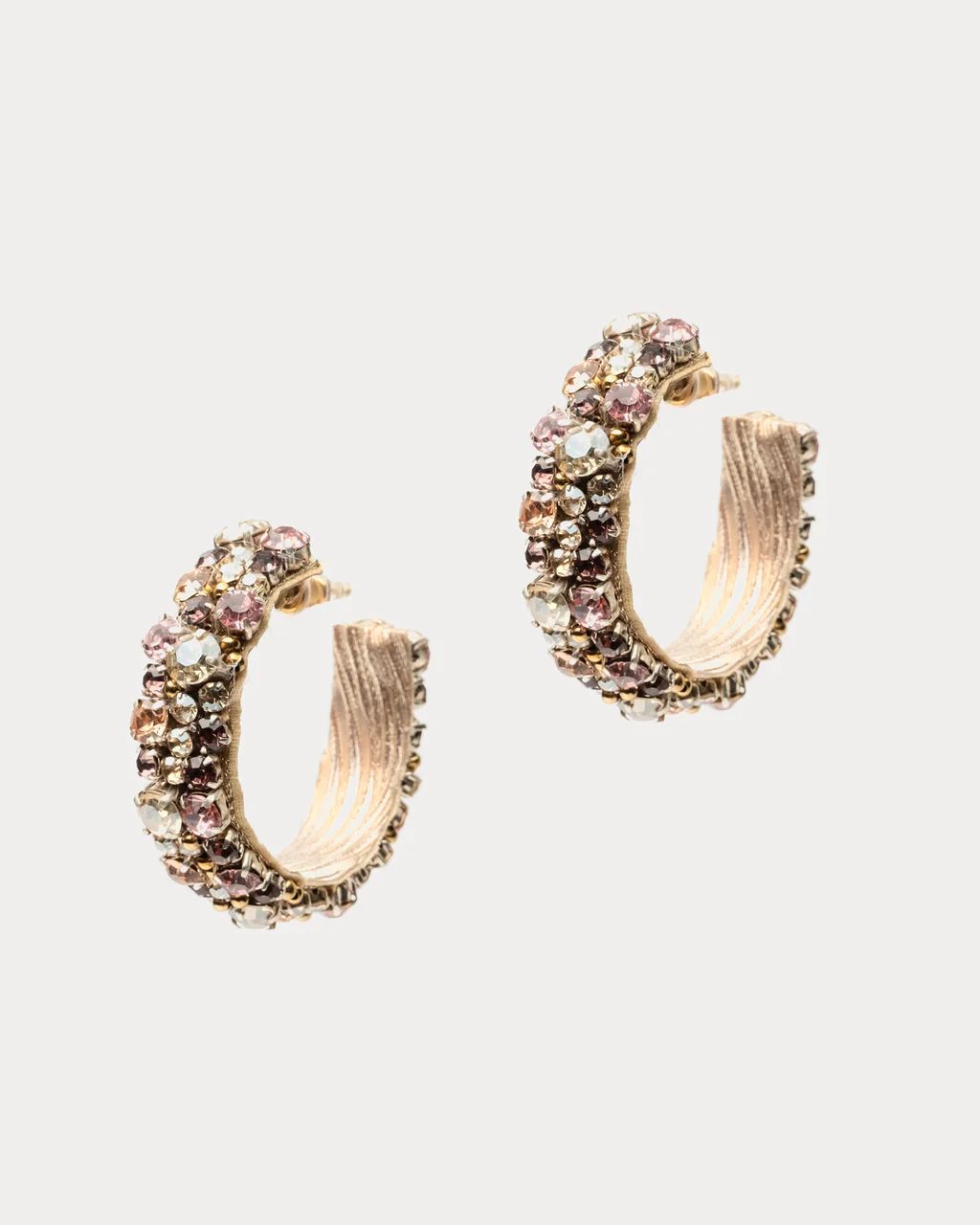 Adelpha Beaded Earrings Peach | Frances Valentine