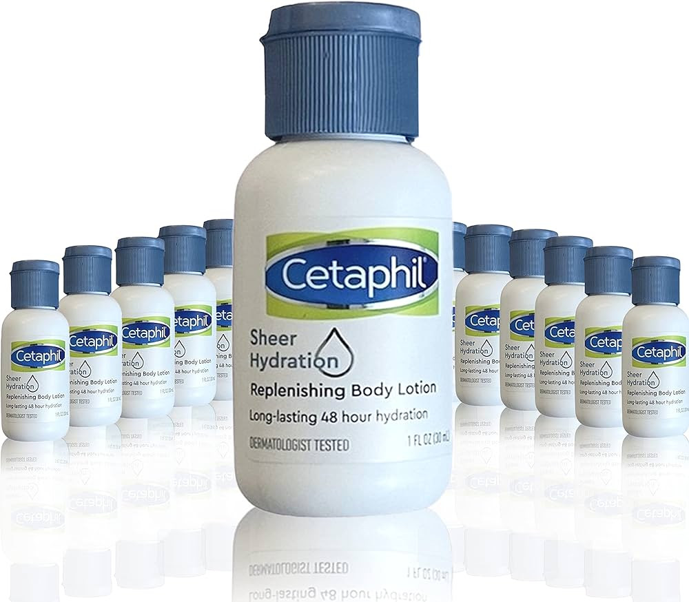 Cetap hil Sheer Hydration Replenishing Body Lotion, Travel Size, 1 Fl Oz, 30 ml, (Pack of 12) | Amazon (US)
