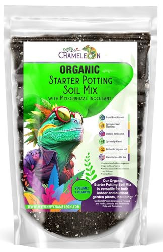Organic Seed Starter Soil – Seed Starting Mix with Mycorrhizal Fungi – Natural Root Stimulator – Potting Soil for Vegetables and Herbs (2 QUARTS) | Amazon (US)