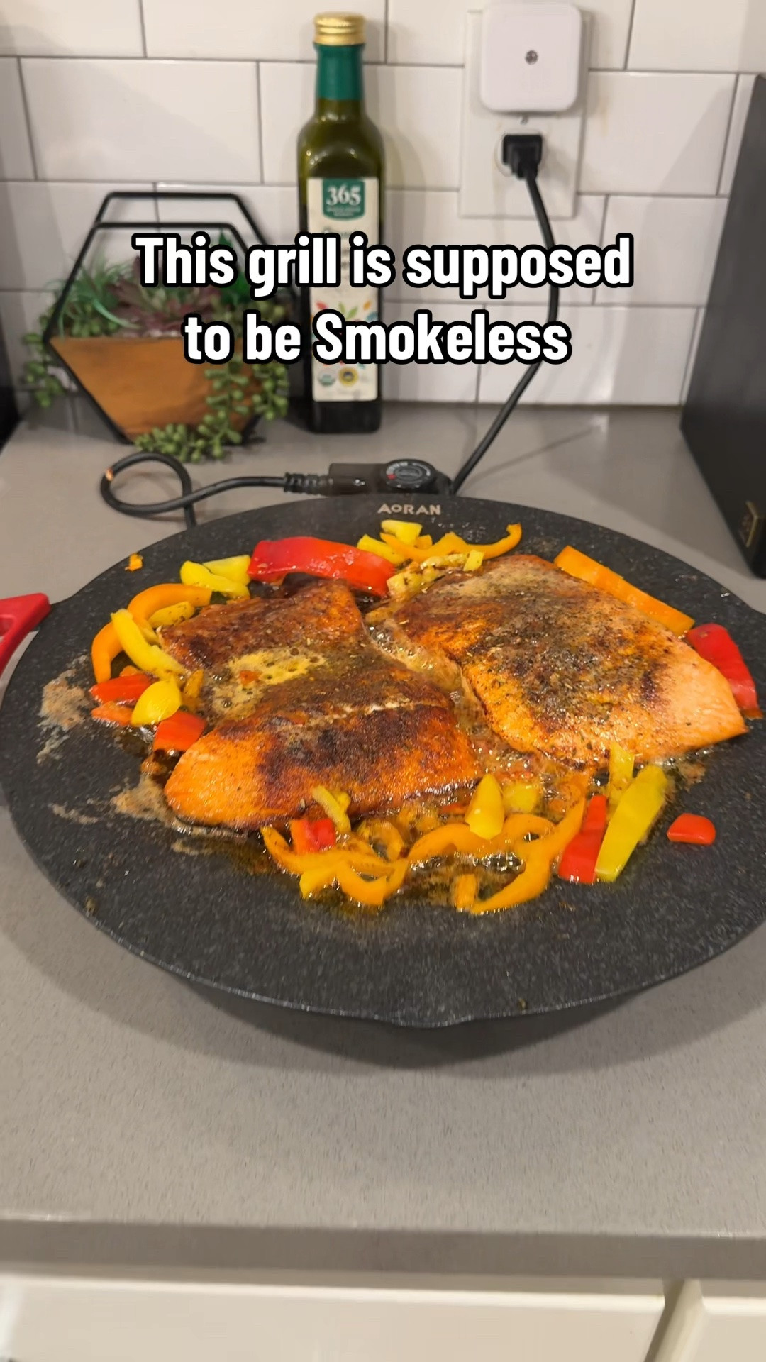 Portable Korean Bbq smokeless grill #cooking