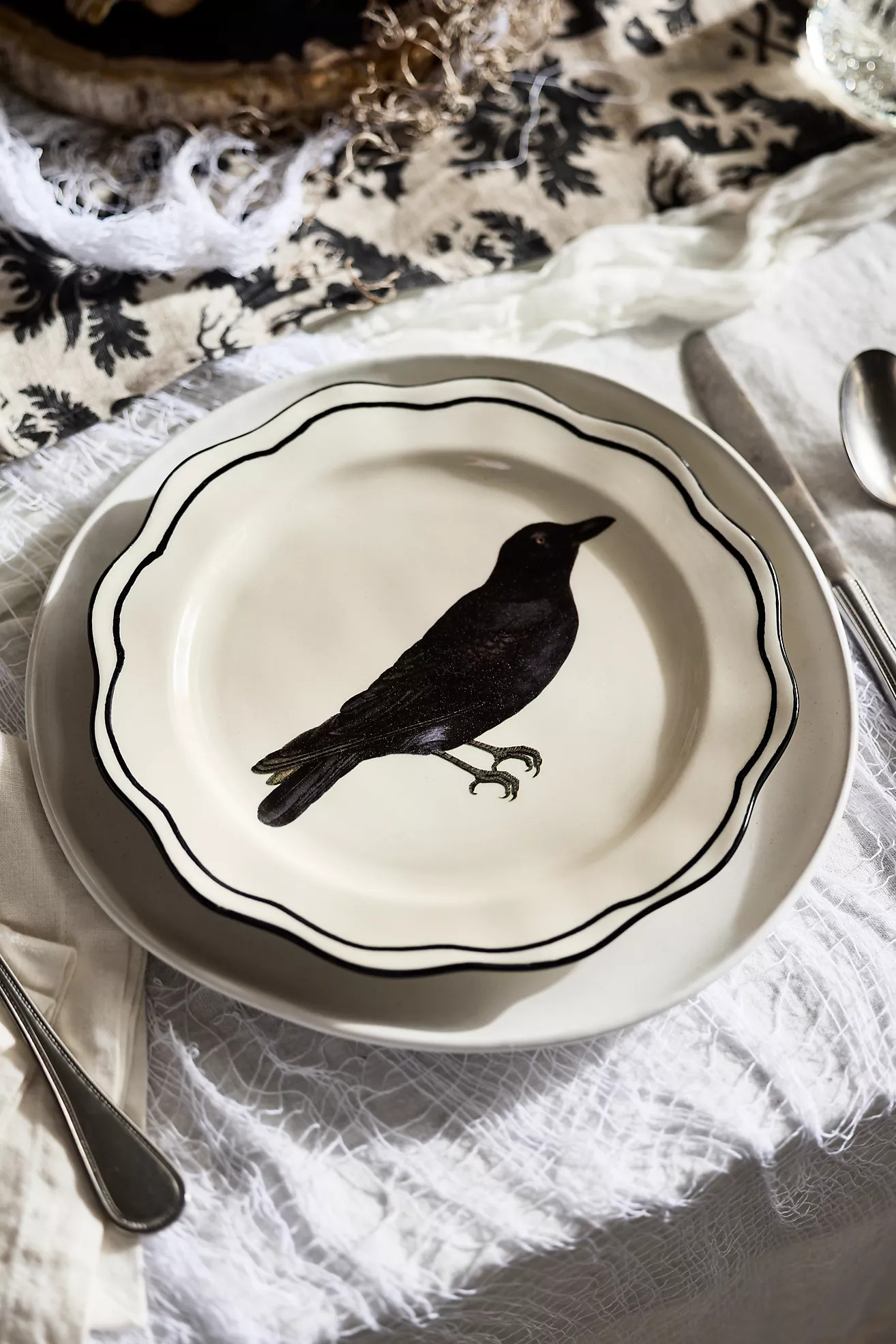 Halloween Stoneware Plate | Anthropologie (US)