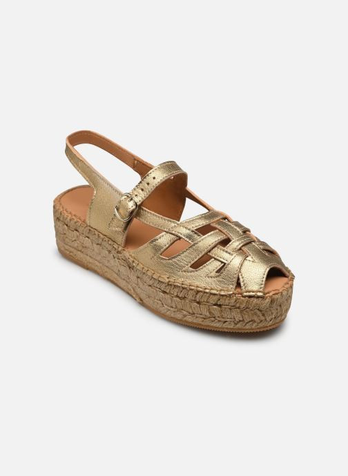 Keil- und Plateau-Espadrilles Thalis Double damen beige | Sarenza FR