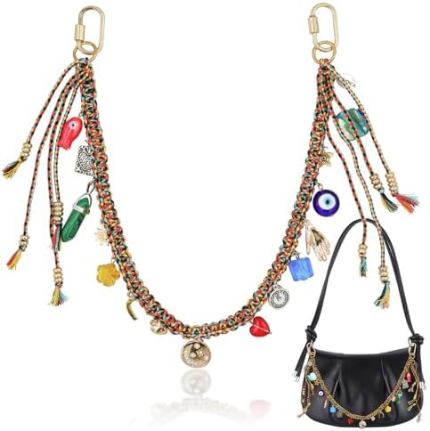 Bag Chain Charm for Handbag, Purse Charms Wallet Chain Charm Jeans Chains, Vintage Bag Strap Exte... | Amazon (US)