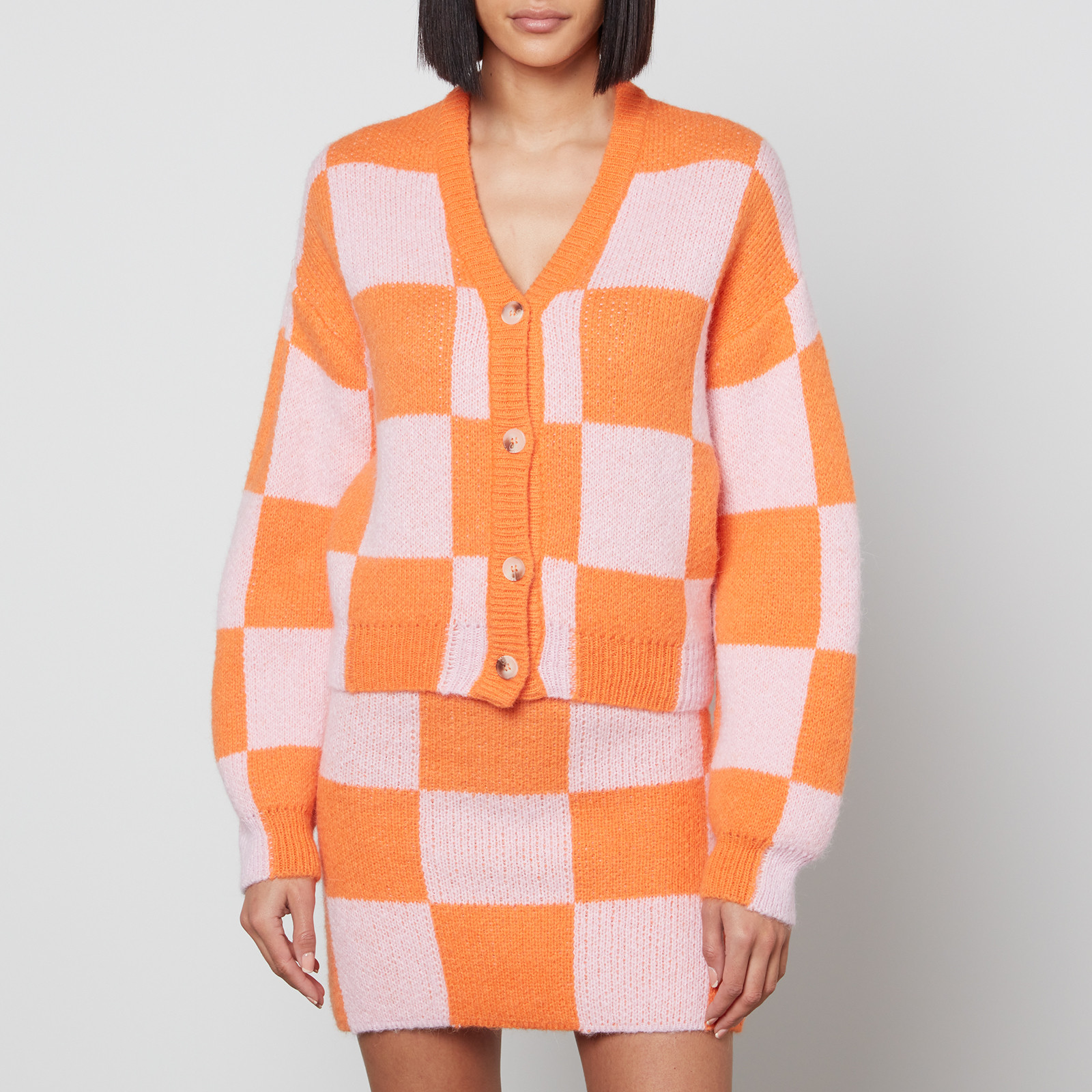 Stine Goya Amara Jacquard-Knit Cardigan | Coggles | Coggles (Global)