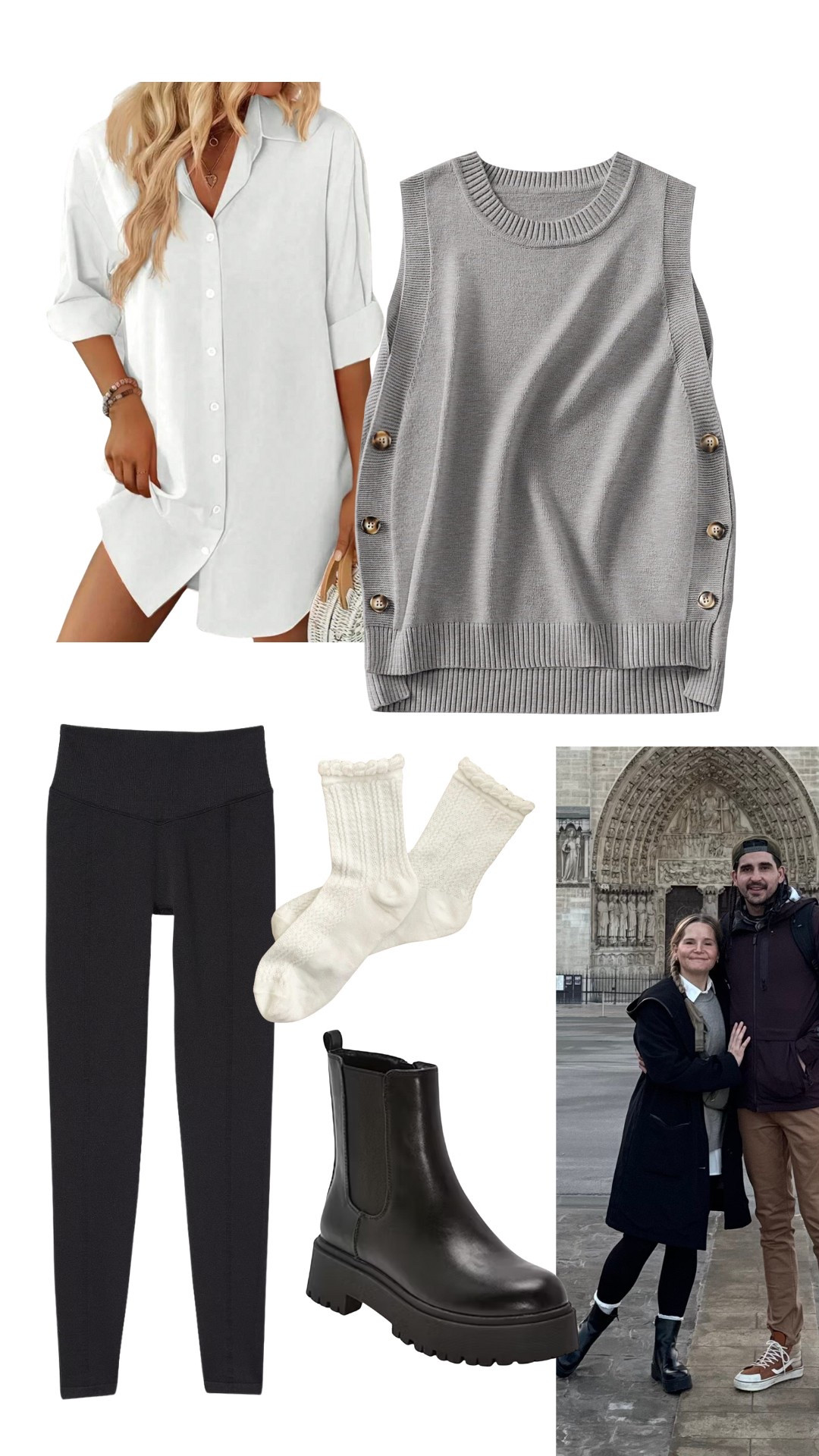 Great layered outfit for Europe! I wore this in Paris on a chilly day  

#LTKTravel #LTKMidsize #LTKStyleTip