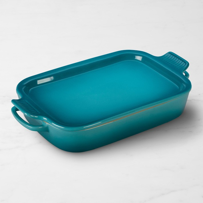Le Creuset Stoneware Rectangular Baker with Platter Lid | Williams-Sonoma