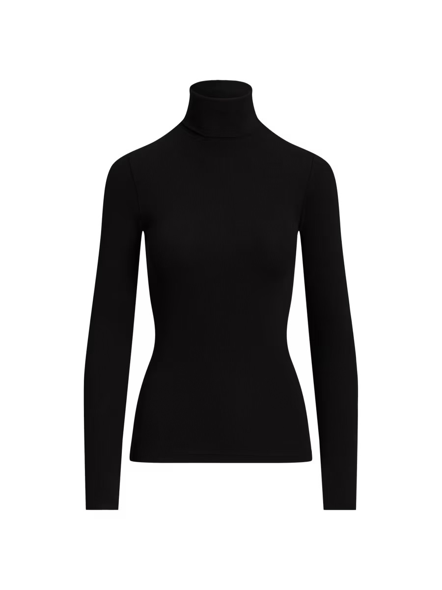 Rib-Knit Turtleneck Sweater | Saks Fifth Avenue