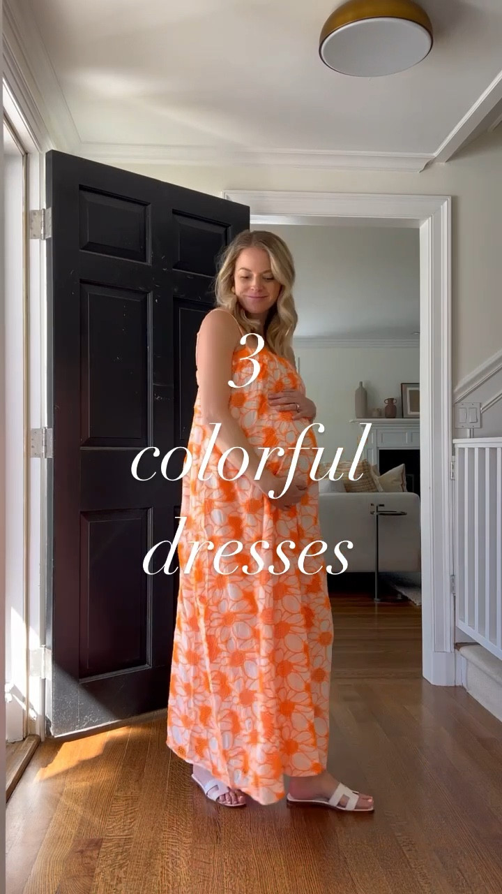 3 colorful dresses for spring from @nordstrom 🧡

all are non-maternity, but work with a bump. 

#NordstromPartner 

spring dresses, maternity, vacation, spring break, maxi dress 

#LTKbump #LTKSeasonal